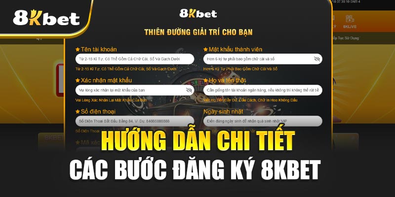 Đăng Ký 8kbet – Hướng Dẫn Nhanh, Nhận Thưởng Hấp Dẫn 2 Hướng Dẫn Chi Tiết Các Bước Đăng Ký 8kbet Cực Nhanh